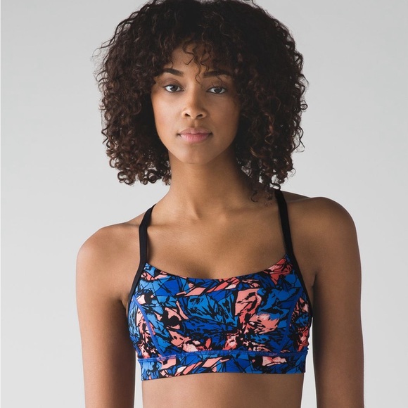 Lululemon Rise and Run Bra
Mini Paint Storm Harbor Blue Multi / Black 4 Luxtreme - Picture 1 of 10